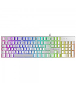 GameBooster G24W Enigma Rainbow Aydınlatmalı Red Switch Beyaz Mekanik Gaming Klavye