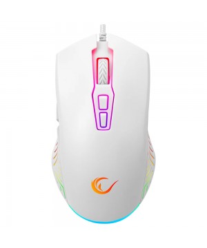Rampage SMX-G68B SPEAR V2 12800DPI 125Hz RGB 7D Kablolu Beyaz Gaming Mouse