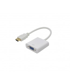 Alfais 4547 Hdmi To Vga Çevirici Dönüştürücü Adaptör Monitör Laptop Uydu Kablosu