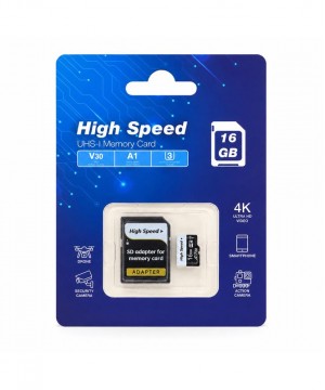 ELBA High Speed 16GB A1 V30 U3 Micro Hafıza Kartı Class10