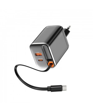 Wi-G020 Helix GaN USB-A Type-C PD 67W Şarj Cihazı ve Kablo Set