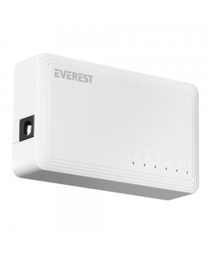 Everest EVERLINK ESW-515G 5 Port 10/100/1000Mbps Gigabit Ethernet Masaüstü Ethernet Switch Hub