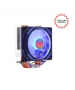 Frisby FCL-F1336C Intel 1366/115x/1200/1700-AMD AM2/AM2+/AM3/AM4/AM5 CPU FANI