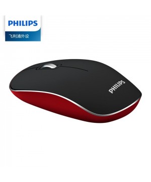 Philips SPK7323HS/93 Black and Red Kablosuz Sessiz Optik Mouse