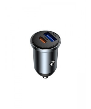 Wi-CC030 Nano Lite 35W Type-C+USB-A PD QC3.0 Hızlı Şarj Özellikli Araç Şarj Aleti