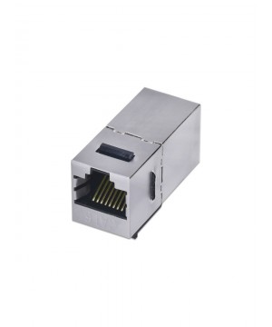 Alfais 4380 Cat6 Jack Internet Kablo Birleştirici RJ45 Metal Dişi Dişi Ekleme Aparatı