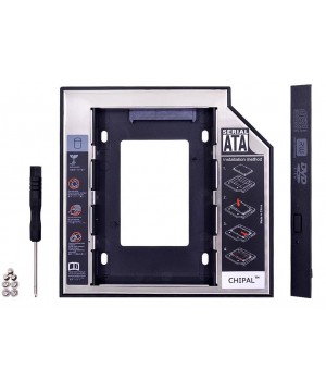 Alfais 4716 9.5mm Sata Hdd Harddisk Caddy Kızak Kutu Laptop Ssd Notebook İkinci Hdd Takma