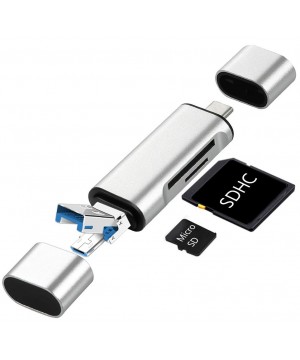Alfais 4858 Type C Usb Kart Okuyucu Micro Sd Card Reader Çevirici Dönüştürücü Adaptör